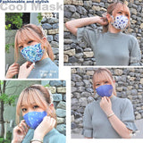 接触冷感マスク大人用10種類各2枚入ＵＶカット洗える快適マスク