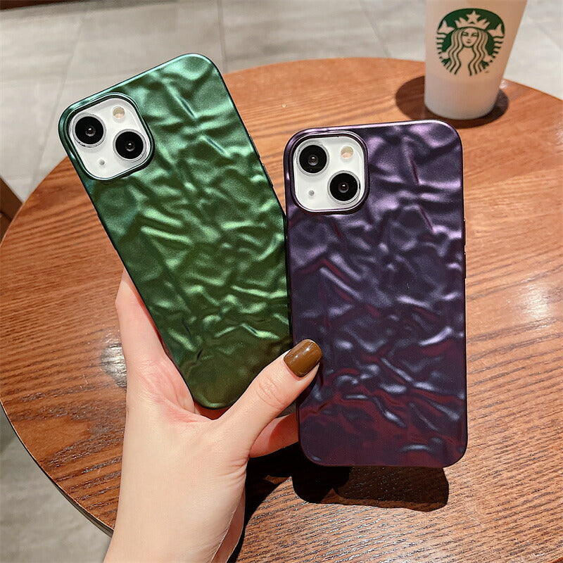 アルミホイルで作ったスマートフォンケース アルミホイル風 スマホケース iphone13対応 SNSで大人気！ – Juushundo