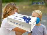 ニトリル手袋は、検査、介護作業、衛生、電子部品など工場現場にご利用ください