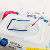 アルコール除菌シートオリジナルボリュームパック80枚入24個セットウエットティッシュフタ付き無香料除菌シート消毒